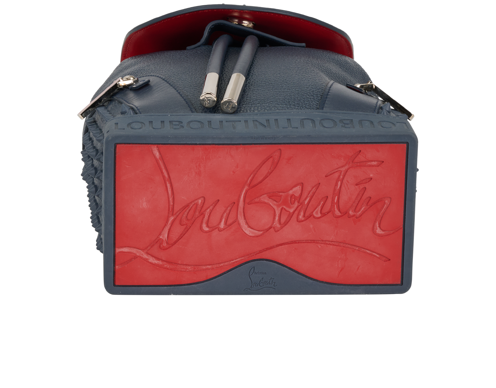Mini Explorafunk Backpack, &pound;650, Handbags, Blue, Leather, Top view